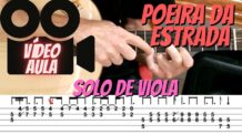 VÍDEO AULA: POEIRA DA ESTRADA JOÃO PAULO E DANIEL (#COVER) – SOLO DE VIOLA