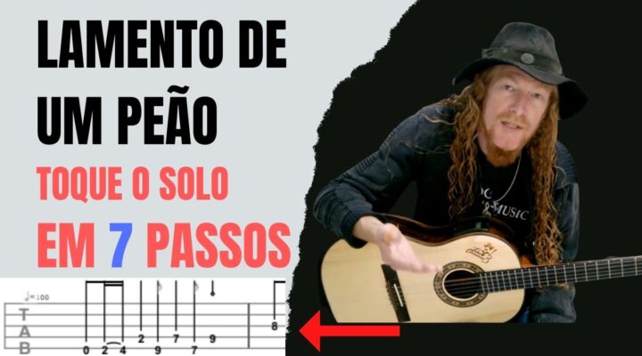 LAMENTO DE UM PEÃO (GOIANO E PARANAENSE) APRENDA O SOLO NA VIOLA EM 7 PASSOS