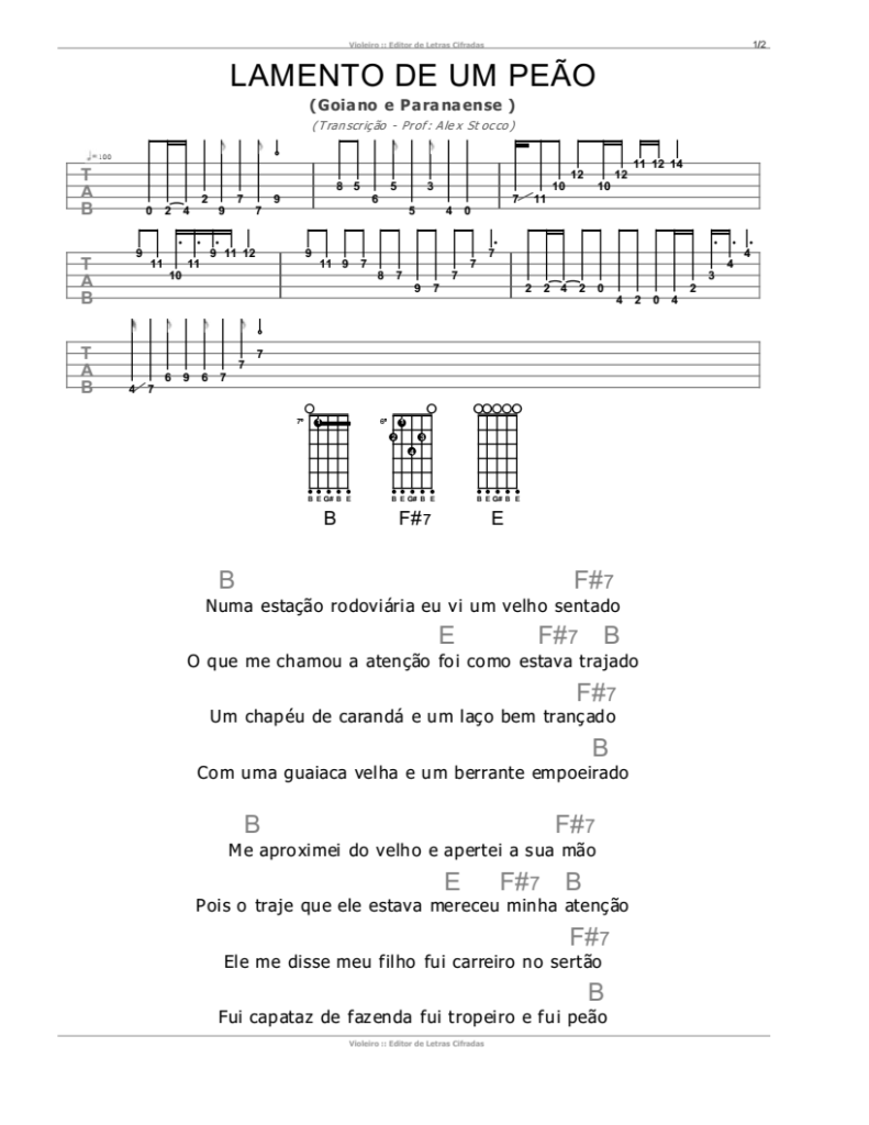 LAMENTO DE UM PEÃO (GOIANO E PARANAENSE) APRENDA O SOLO NA VIOLA