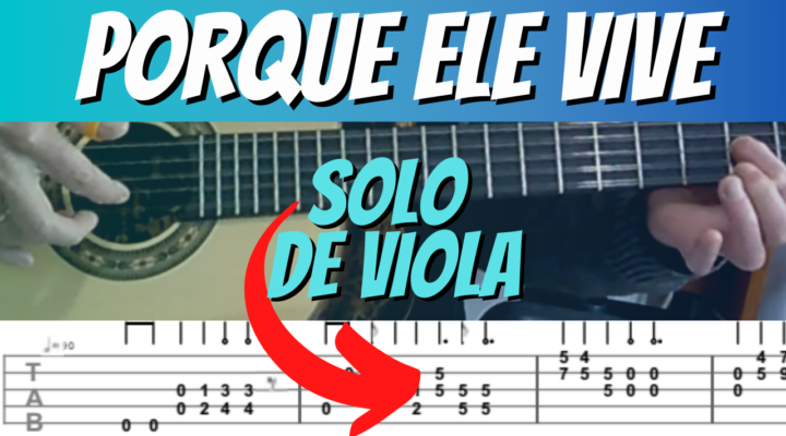 COMO TOCAR PORQUE ELE VIVE INSTRUMENTAL SOLO DE VIOLA