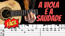 A VIOLA E A SAUDADE (GOIANO E PARANAENSE) APRENDA O SOLO NA VIOLA CAIPIRA – FÁCIL