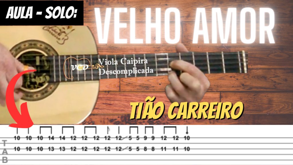 Velho Amor - Tião Carreiro - Solo de Viola