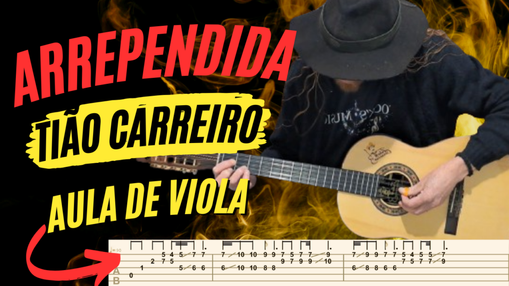 Arrependida (Tião Carreiro) Aula de Viola