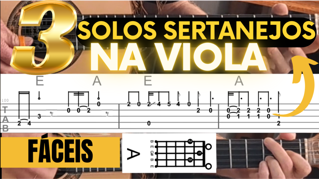 3 Solos Sertanejos Fáceis Na Viola