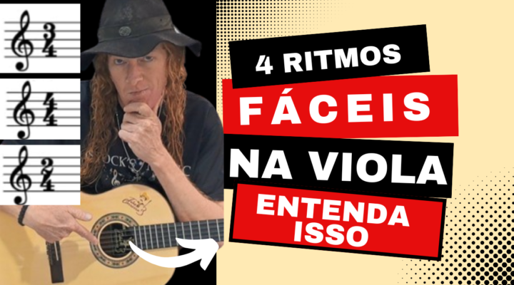 4 RITMOS FÁCEIS NA VIOLA CAIPIRA