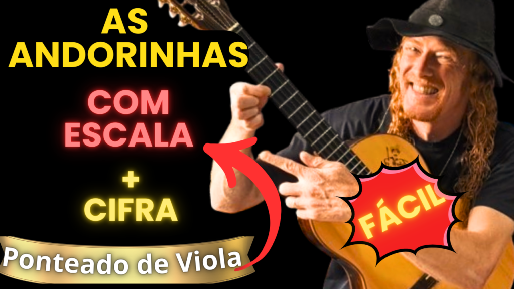 As Andorinhas Cifra - Ponteado de Viola