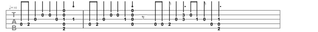 Asa Branca - Ponteado de Viola Escala Vertical