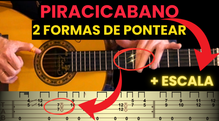 PIRACICABANO – CIFRA DE VIOLA | PONTEADO
