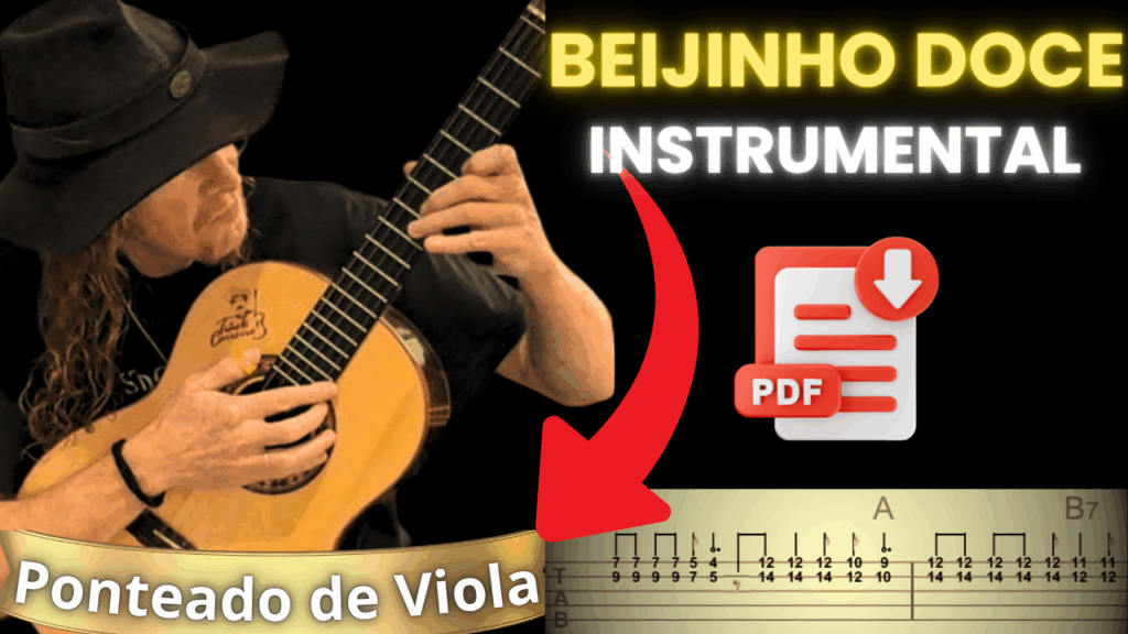 Tablatura Viola Instrumental - Beijinho Doce
