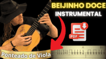 TABLATURA VIOLA INSTRUMENTAL – BEIJINHO DOCE