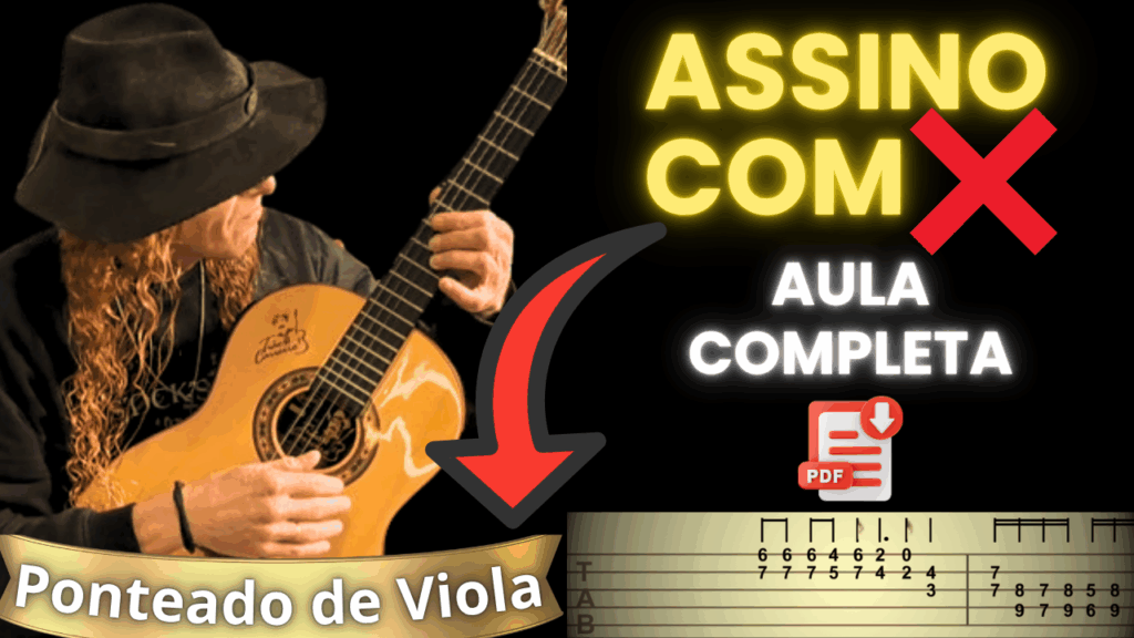 Cifra de Viola - Assino Com X