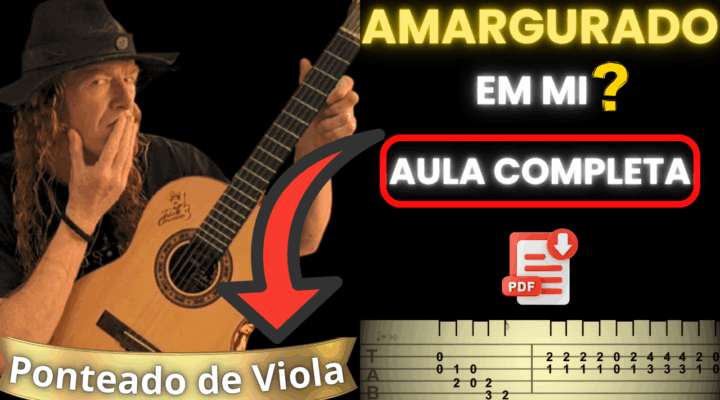 CIFRA DE VIOLA – AMARGURADO