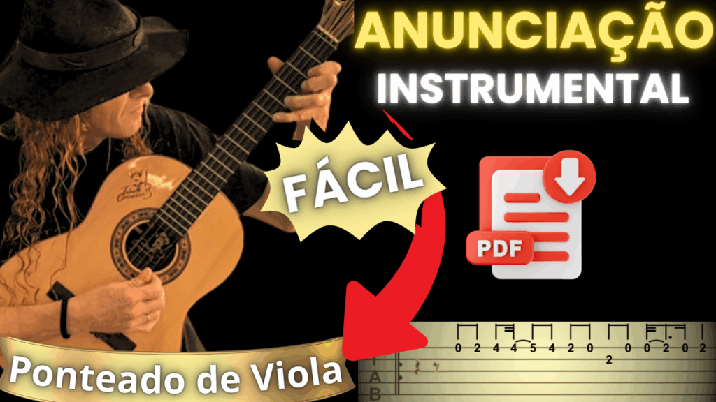 Anunciação - Ponteado de Viola