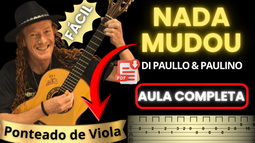 Nada Mudou - Cifra de Viola