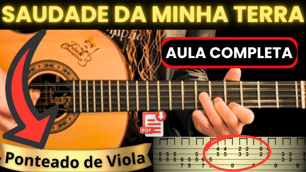 Cifra de Viola - Saudade da Minha Terra