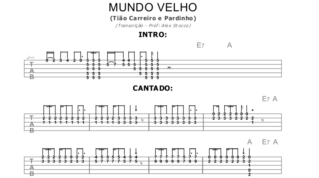 Cifra de Viola - Mundo Velho