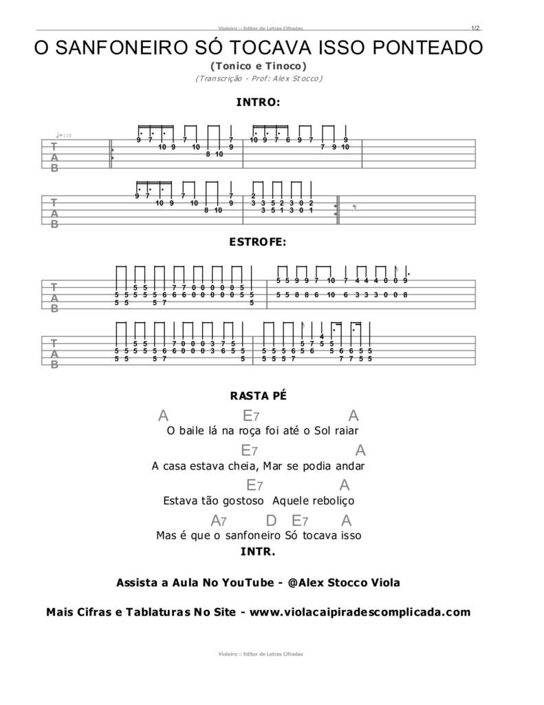 O Sanfoneiro Só Tocava Isso - Viola Caipira Instrumental